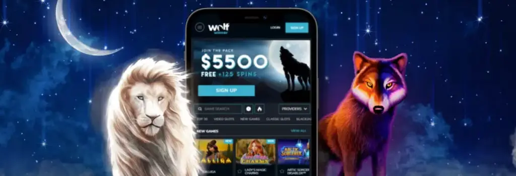 Wolf Winner Casino 赌场横幅